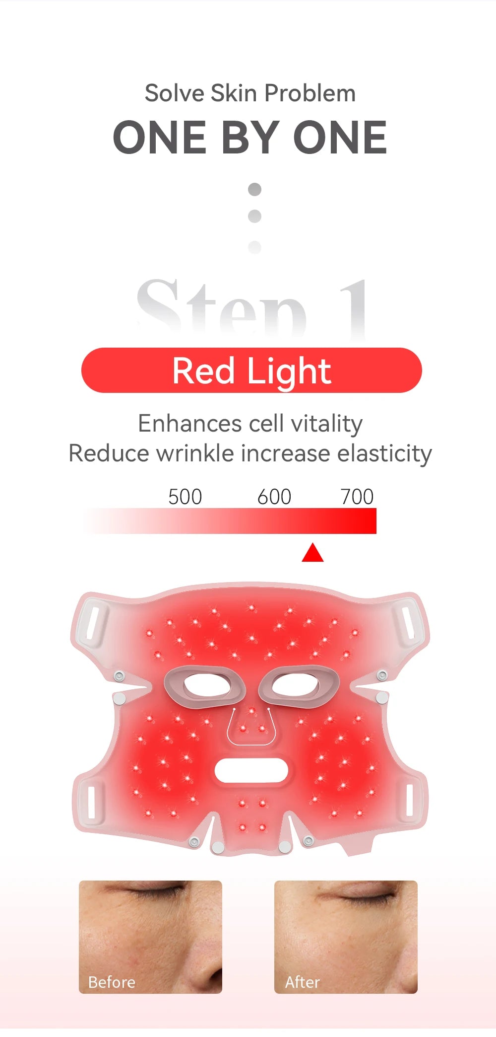 5-Color LED Facial Mask – Anti-Aging, Skin Brightening & Rejuvenation