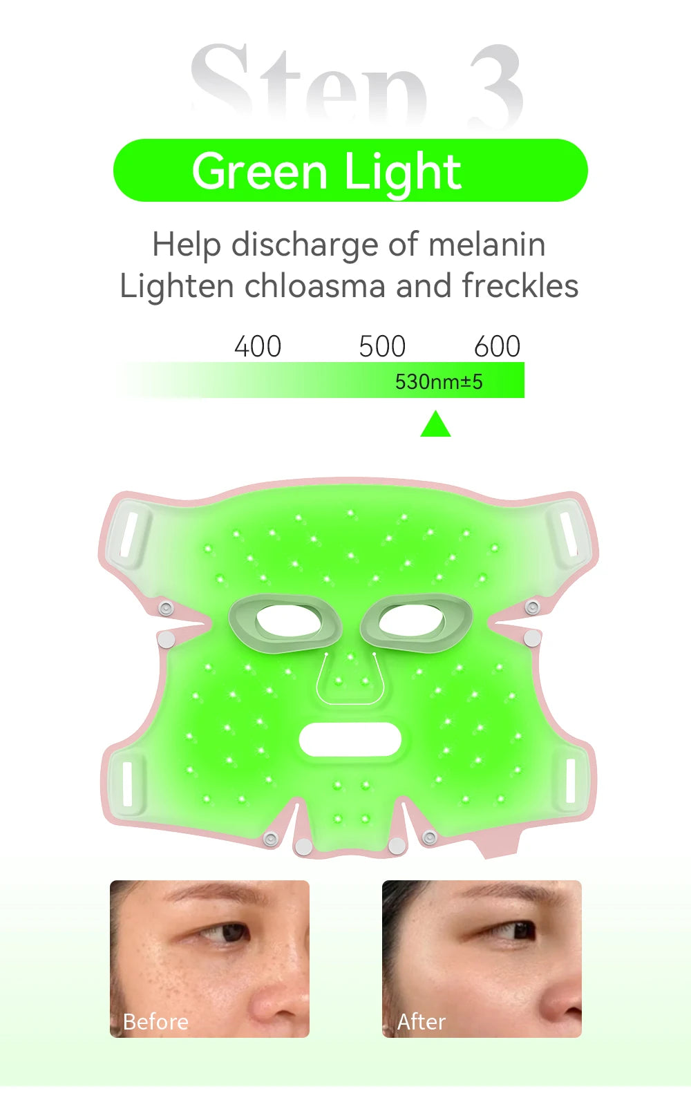 5-Color LED Facial Mask – Anti-Aging, Skin Brightening & Rejuvenation