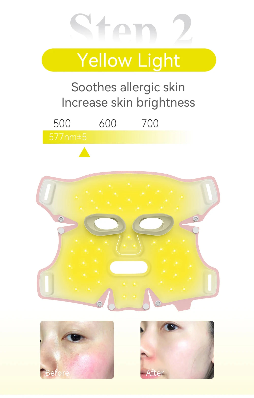 5-Color LED Facial Mask – Anti-Aging, Skin Brightening & Rejuvenation