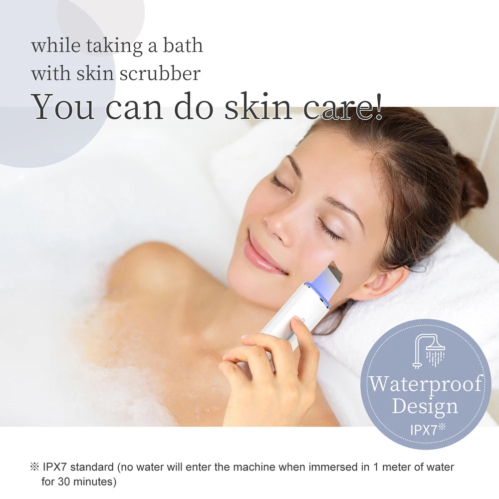 Ultrasonic Skin Scrubber – EMS Lifting & Deep Pore Cleansing