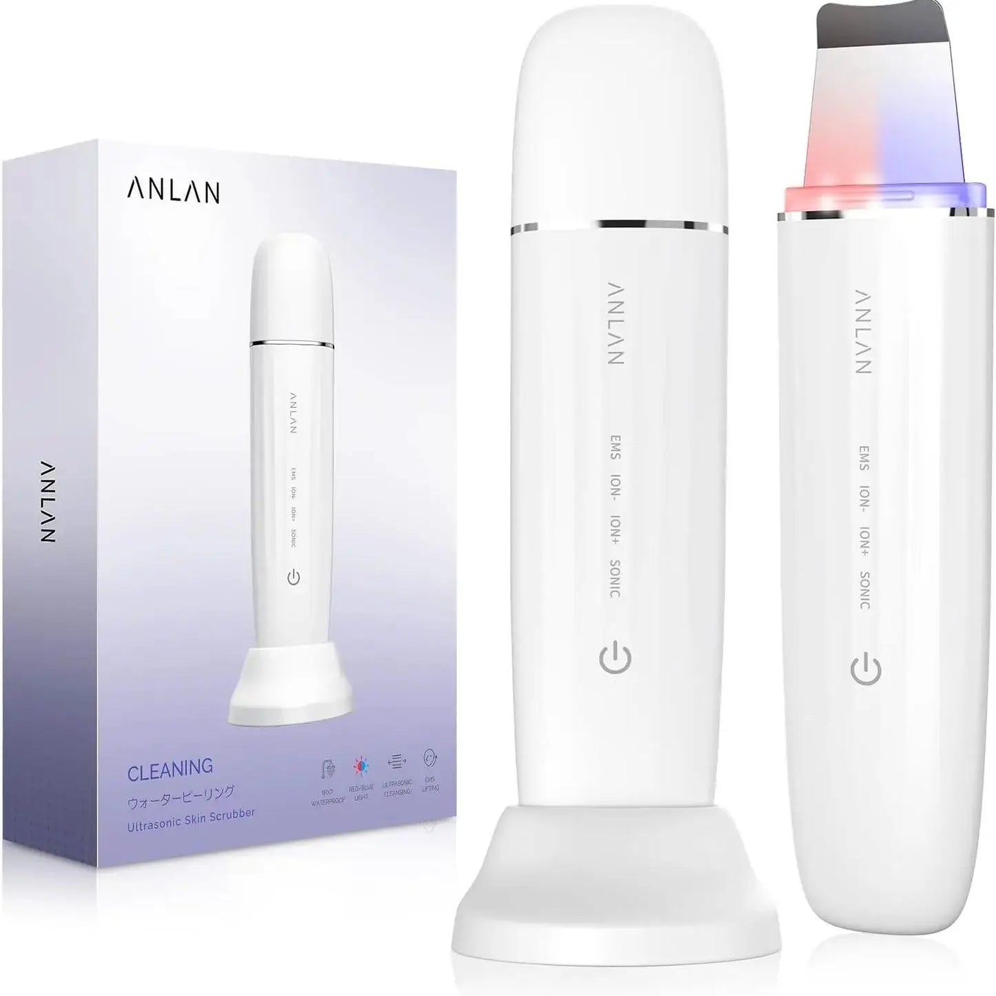 Ultrasonic Skin Scrubber – EMS Lifting & Deep Pore Cleansing