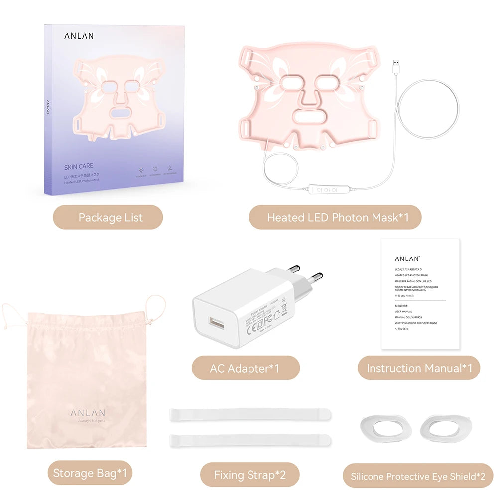 5-Color LED Facial Mask – Anti-Aging, Skin Brightening & Rejuvenation