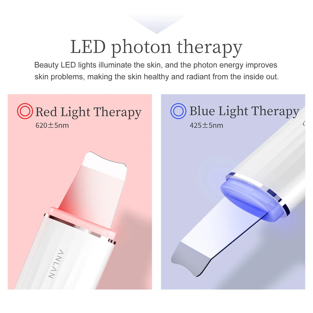 Ultrasonic Skin Scrubber – EMS Lifting & Deep Pore Cleansing