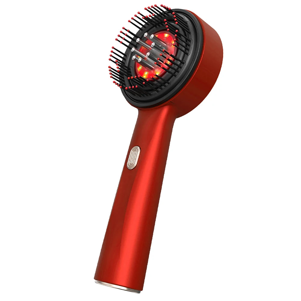 Electric Vibration Scalp Massager – Red Light Therapy & Hair Growth Comb