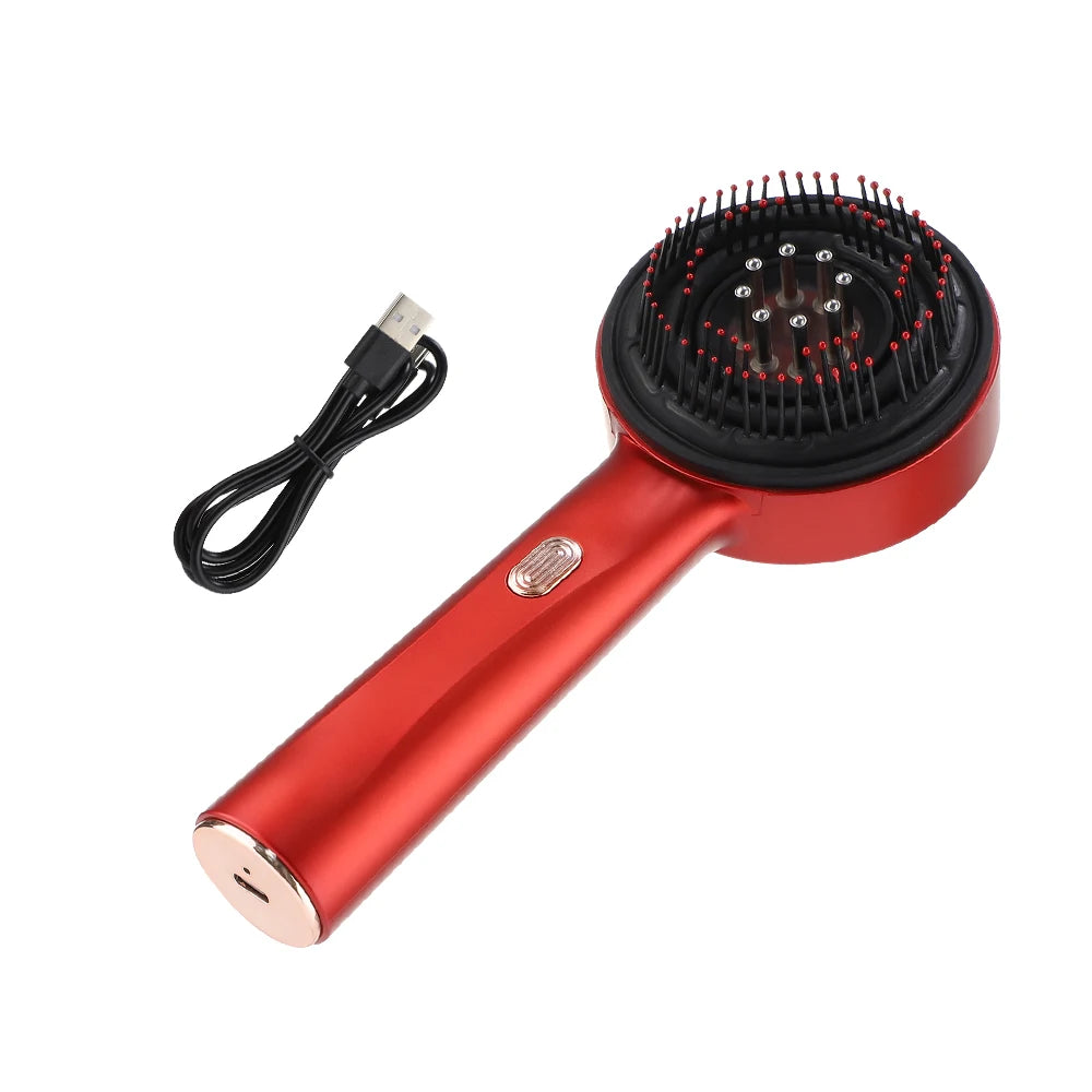 Electric Vibration Scalp Massager – Red Light Therapy & Hair Growth Comb