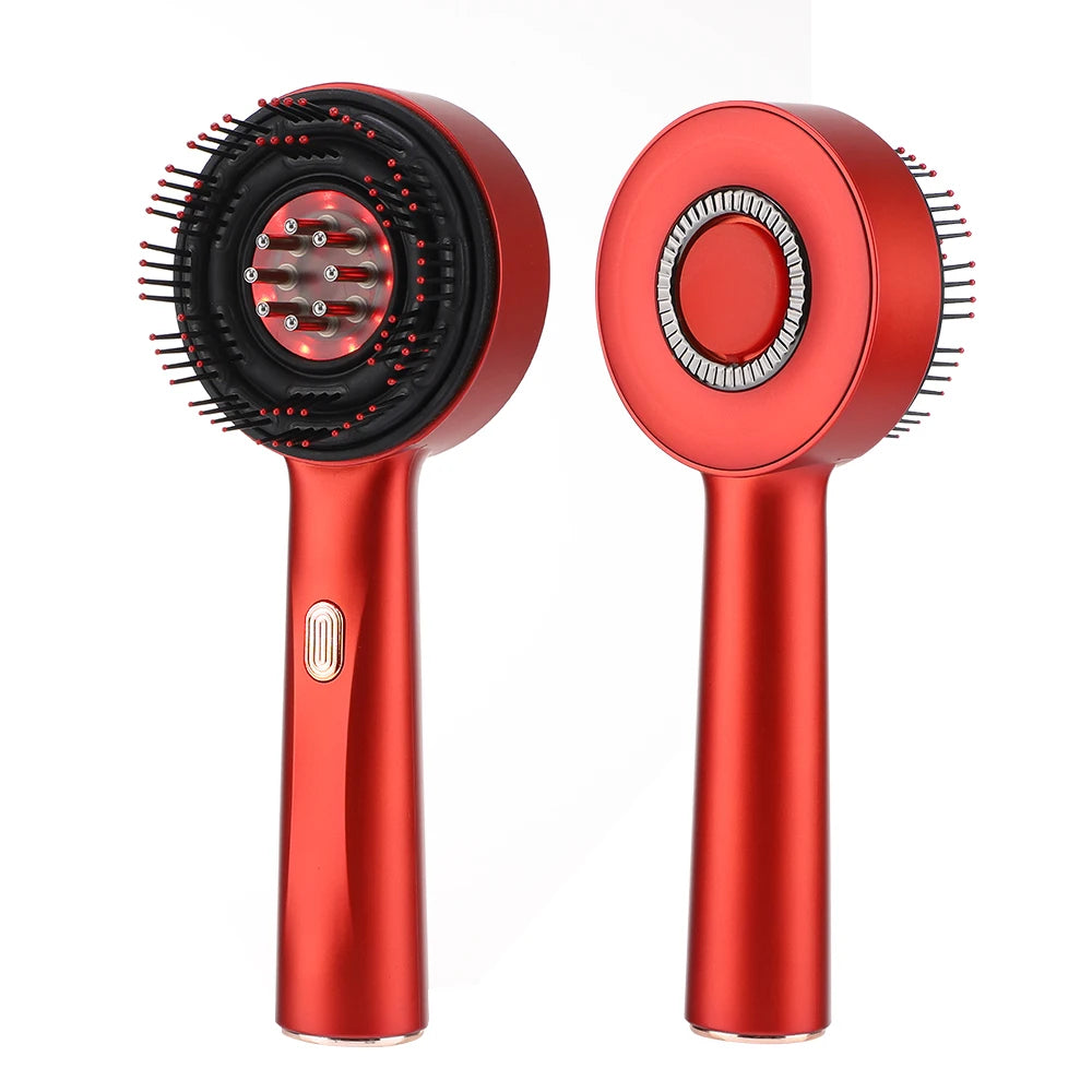 Electric Vibration Scalp Massager – Red Light Therapy & Hair Growth Comb