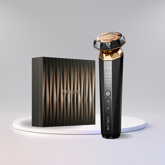 18K Gold RF Facial Lifting & Skincare Device by T.T.T Eira Beauty for tighter, lifted skin and youthful glow.