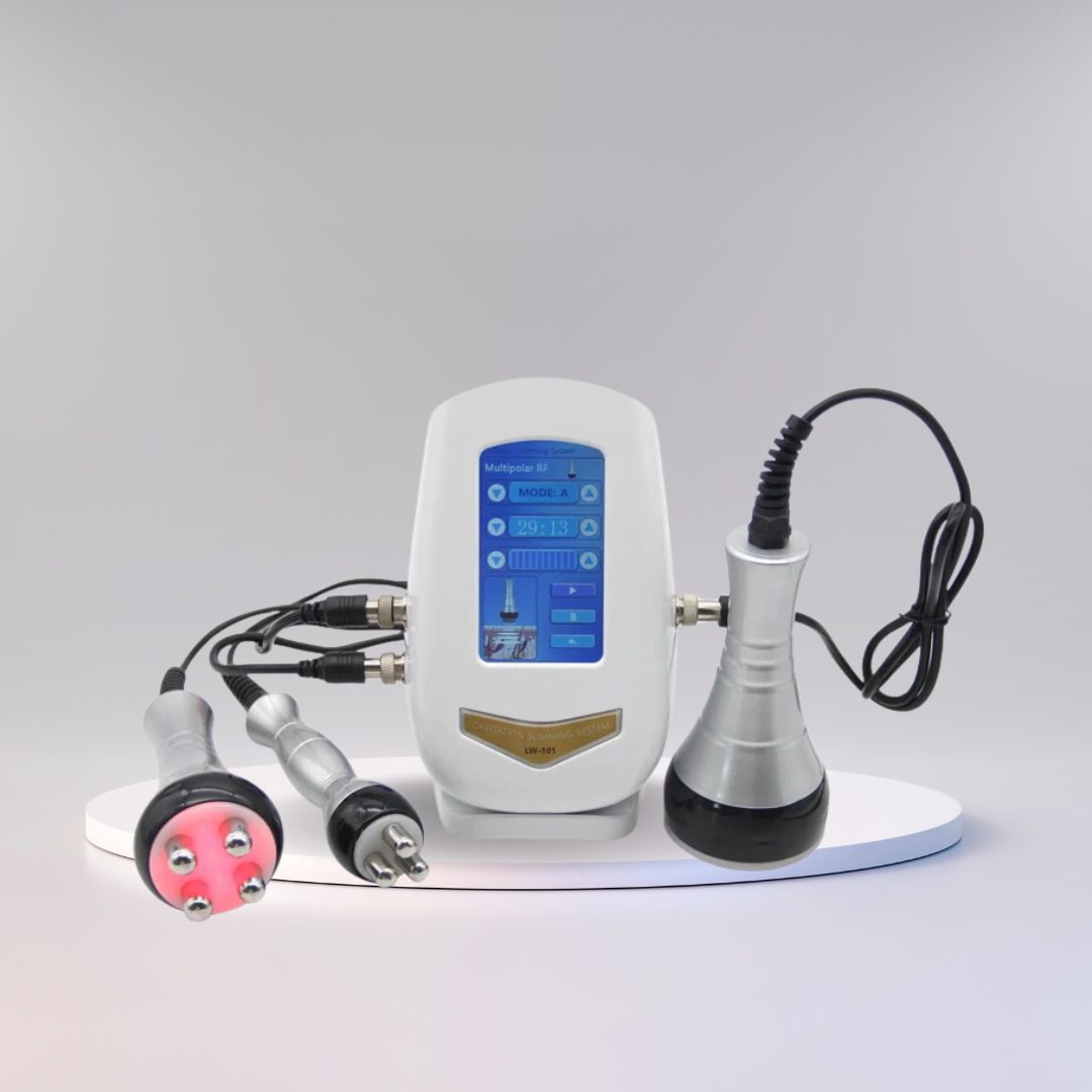 40K ultrasonic cavitation and RF slimming machine by T.T.T Eira Beauty, designed for non-invasive fat burning and body contouring